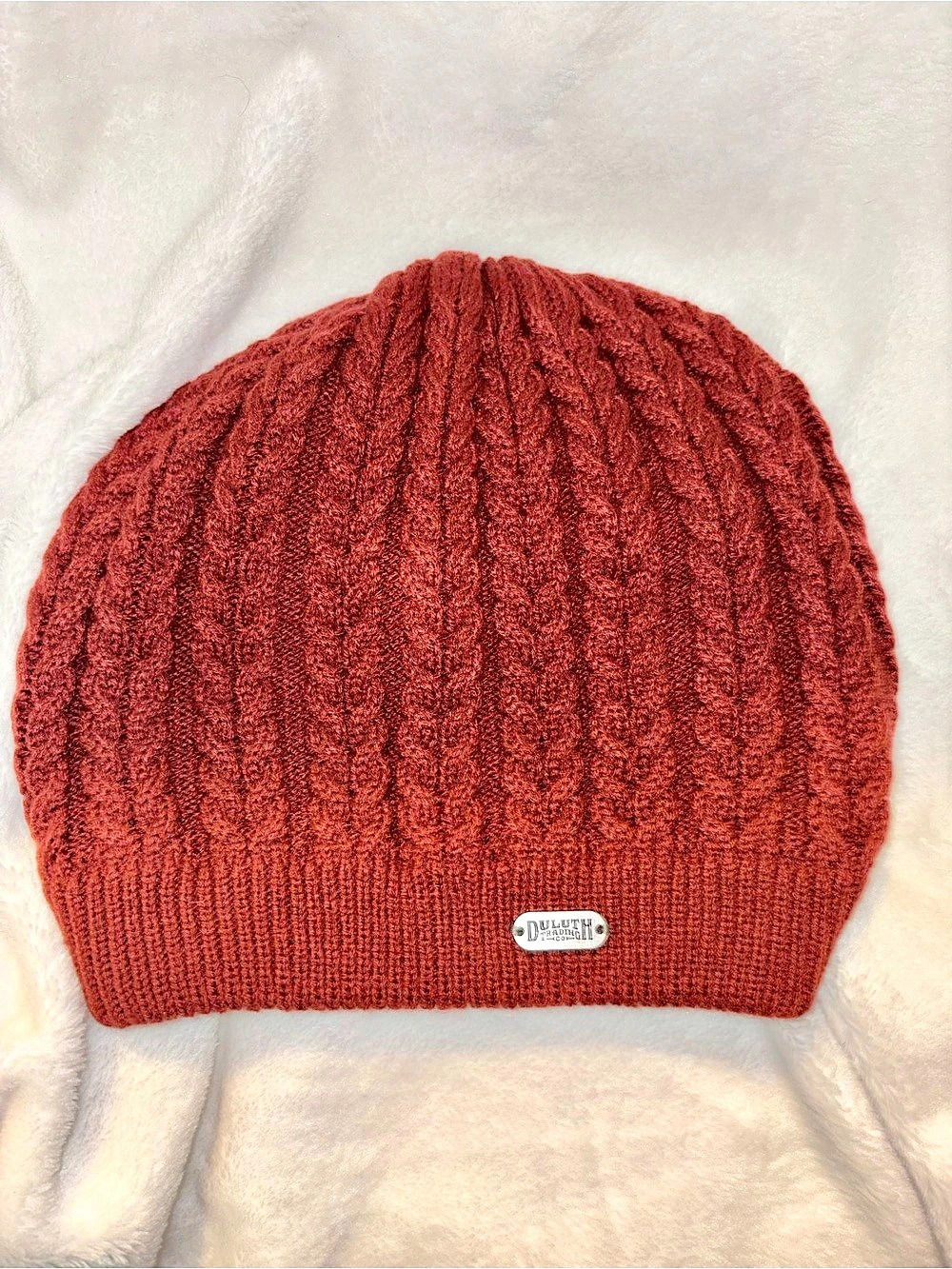 Duluth Cable Knit Slouchy Beanie Like New